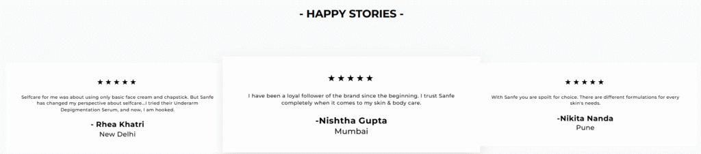 Additional Benefits of Shopping at Sanfe