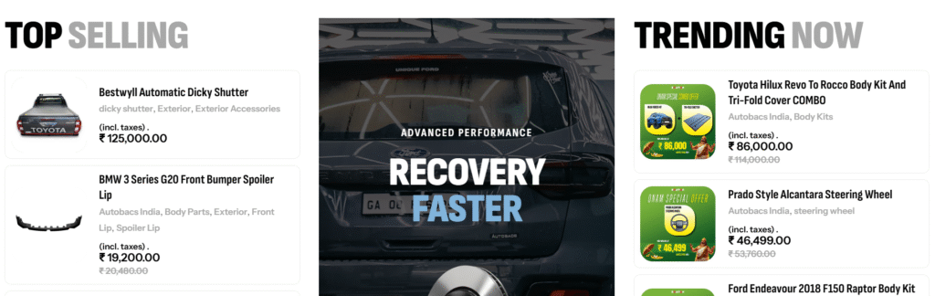 Products Covered by Autobacs India Discount Code