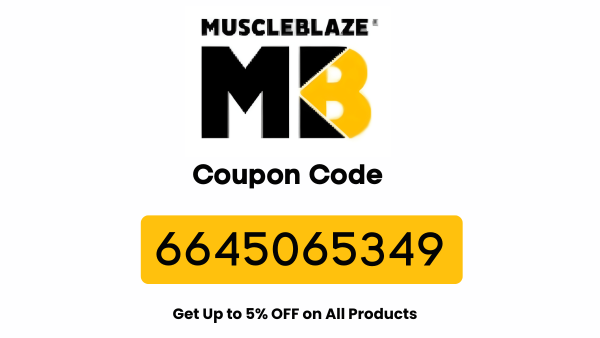 MuscleBlaze Discount Code 6645065349 – Get Flat 5% Off