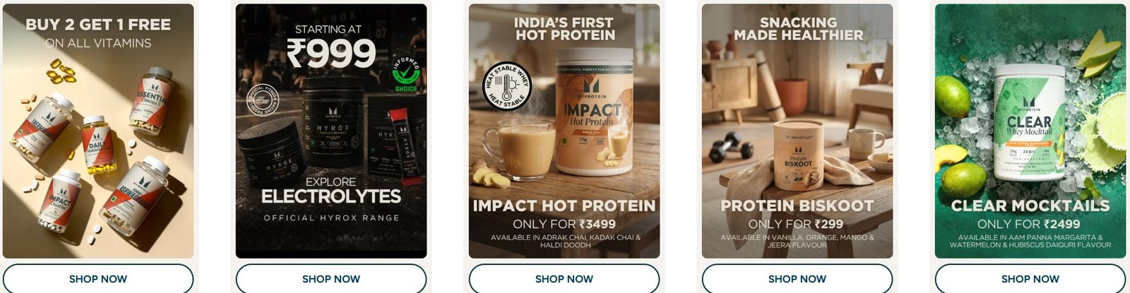 Trending Products to Try with Myprotein Referral Code "ARCHANA-RFD"